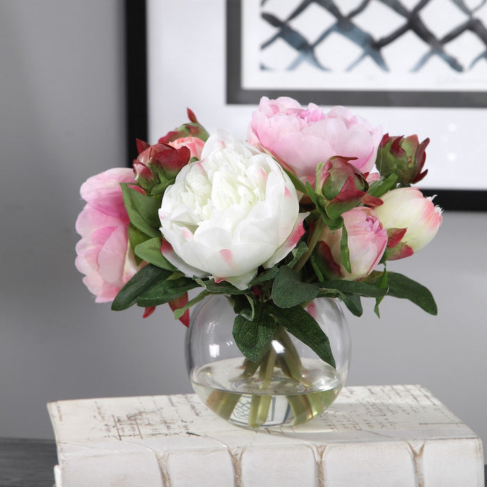 Uttermost 60145 Bouquet, Pink And Cream