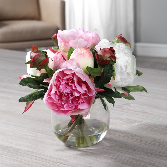 Uttermost 60145 Bouquet, Pink And Cream