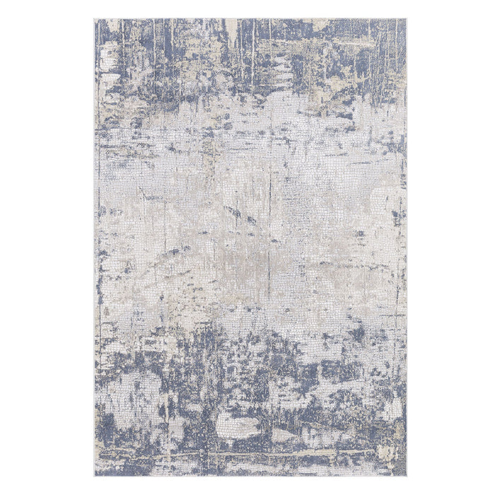 Uttermost 71504-5 Rug, Beige, Indigo Blue, And Light Gray