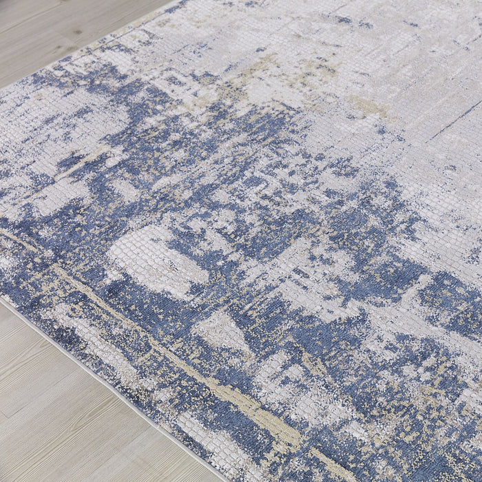 Uttermost 71504-8 Rug, Beige, Indigo Blue, And Light Gray