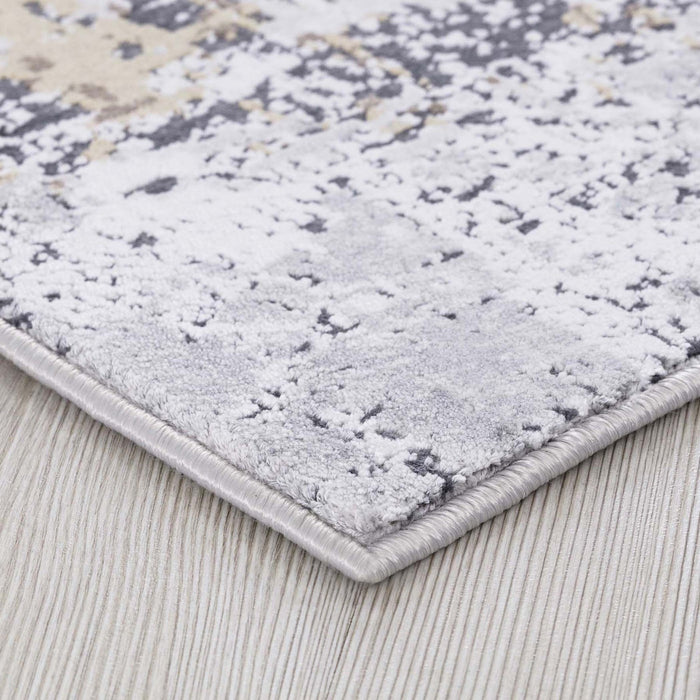 Uttermost 71505-3 Rug, Beige, Indigo Blue, And Light Gray