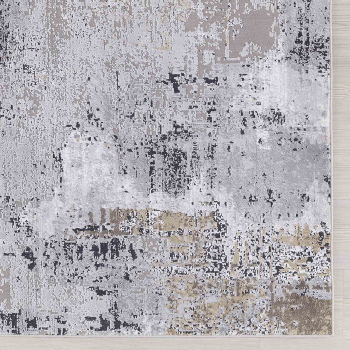 Uttermost 71505-8 Rug, Beige, Indigo Blue, And Light Gray