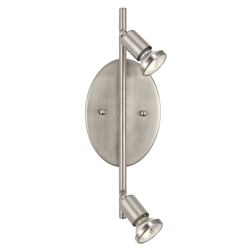 Eglo USA 200776A Two Light Track, Matte Nickel