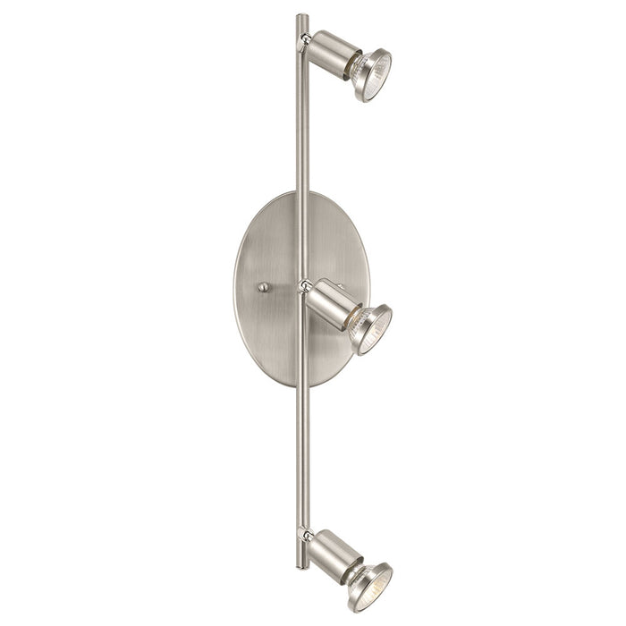 Eglo USA 200777A Three Light Track, Matte Nickel