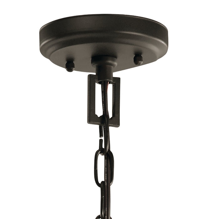 Kichler 42496OZ Four Light Mini Chandelier, Olde Bronze