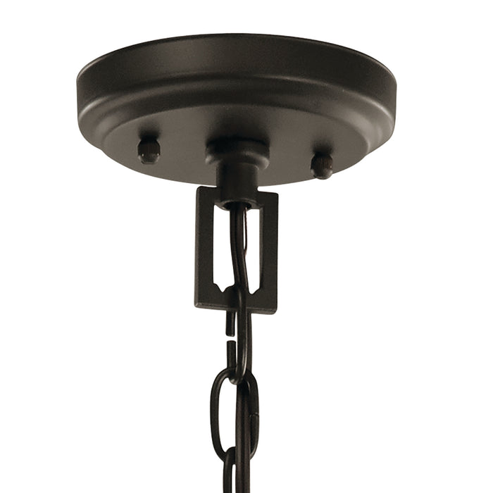 Kichler 42499OZ Three Light Pendant, Olde Bronze