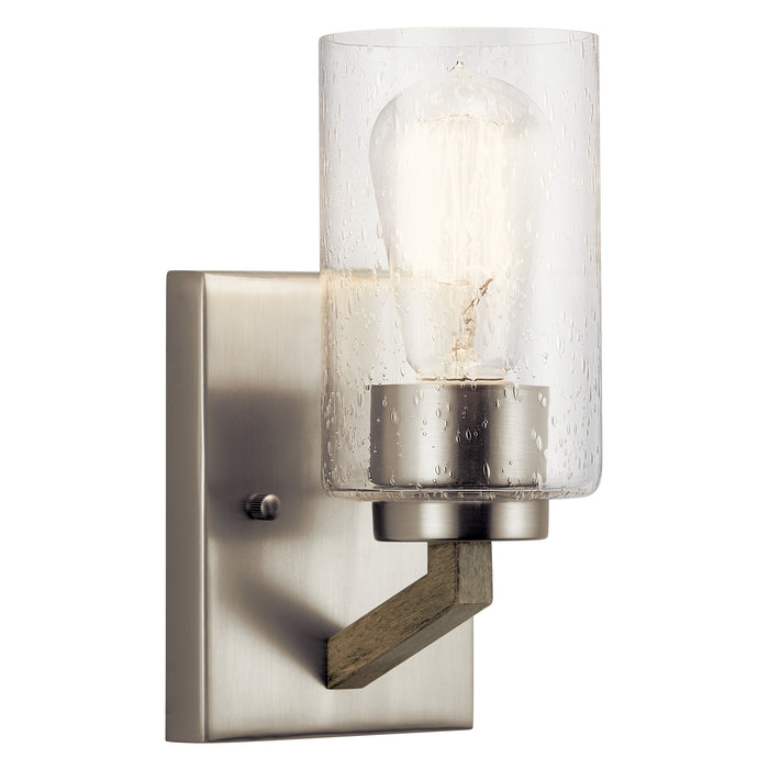 Kichler 43038DAG One Light Wall Sconce, Distressed Antique Gray