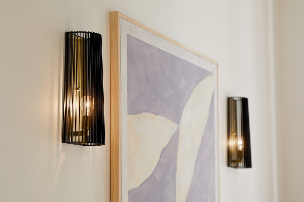 Kichler 44170BK One Light Wall Sconce, Black