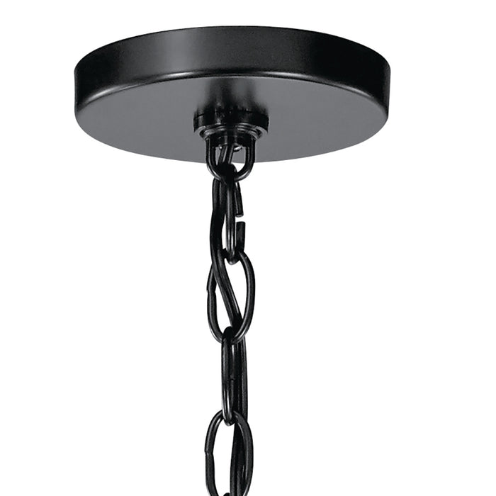 Kichler 44377BK Five Light Chandelier, Black