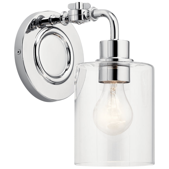 Kichler 45664CH One Light Wall Sconce, Chrome