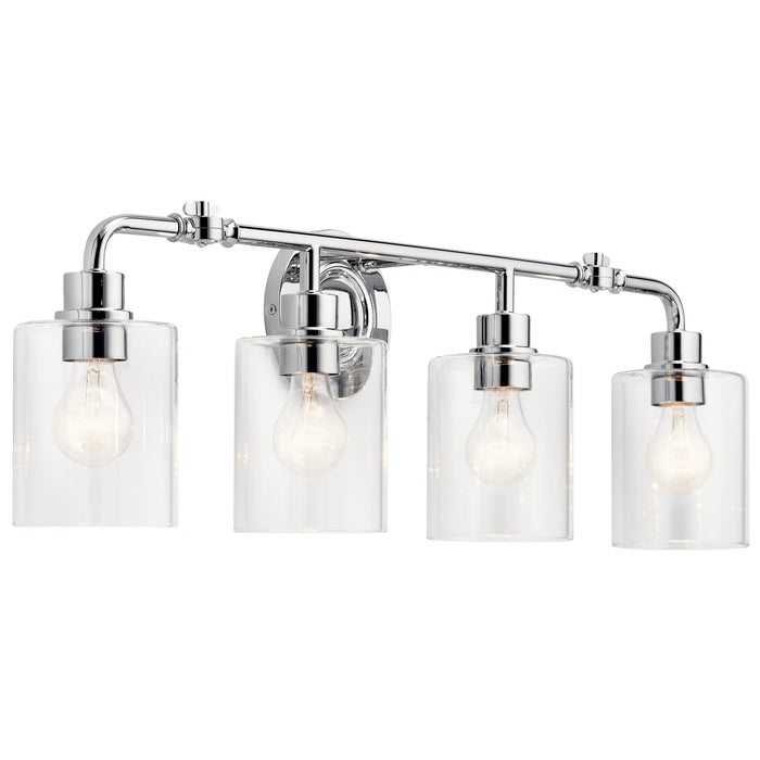 Kichler 45667CH Four Light Bath, Chrome