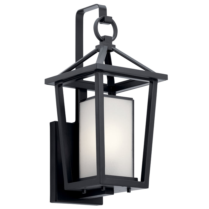 Kichler 49876BK One Light Outdoor Wall Mount, Black