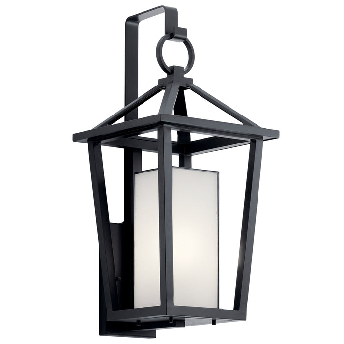Kichler 49878BK One Light Outdoor Wall Mount, Black