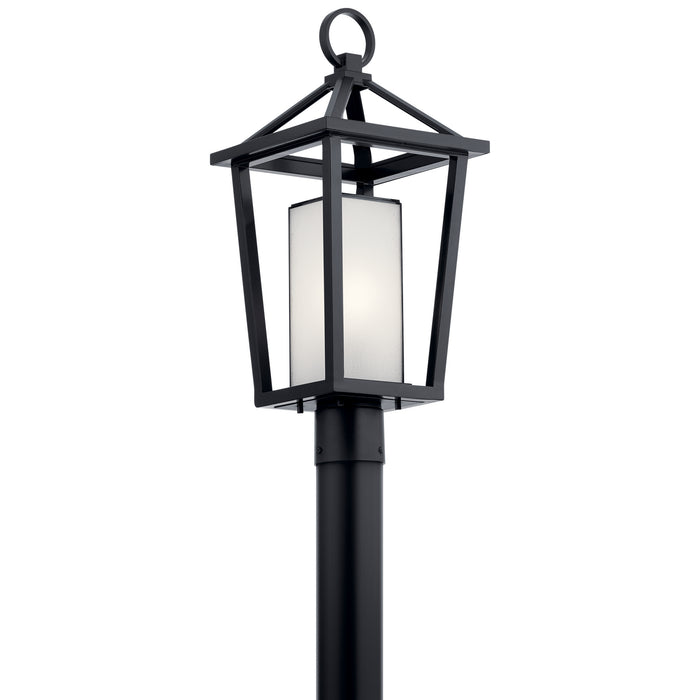 Kichler 49880BK One Light Outdoor Post Mount, Black