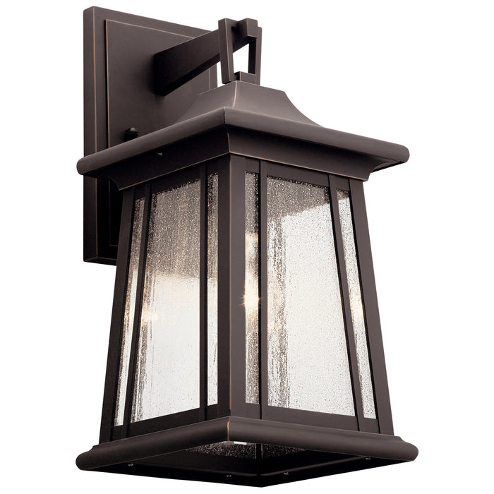 Kichler 49909RZ One Light Outdoor Wall Mount, Rubbed Bronze