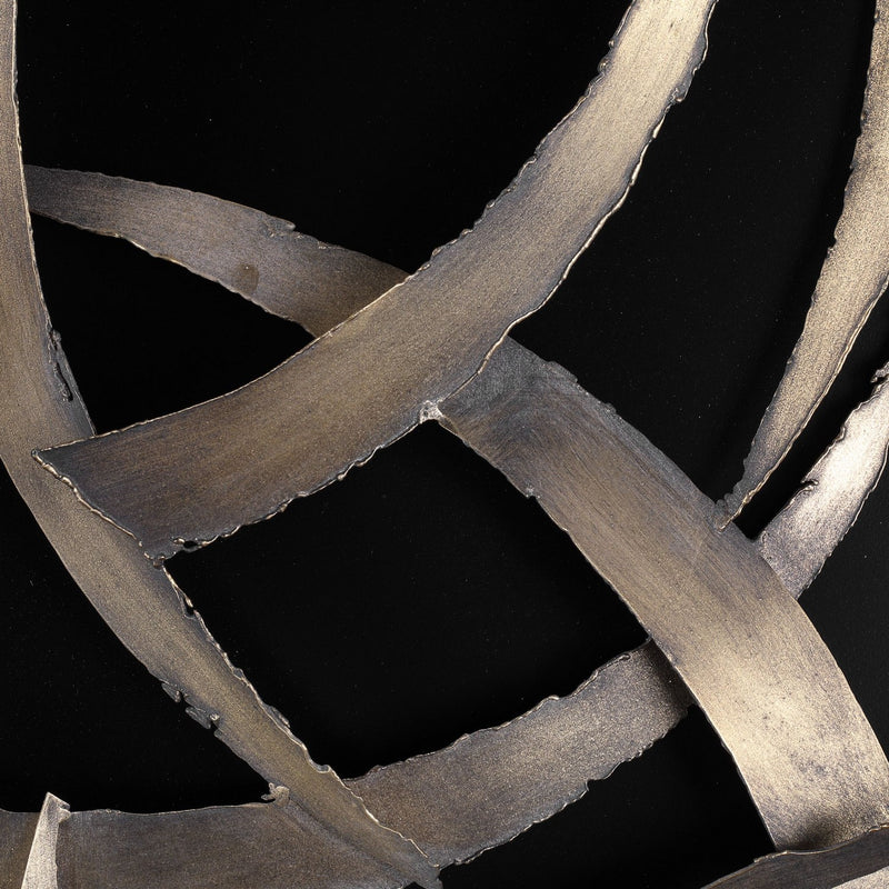 Uttermost 04139 Wall Art, S/2, Brushed Gold