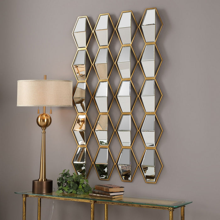 Uttermost 04151 Wall Art, Metallic Gold Leaf