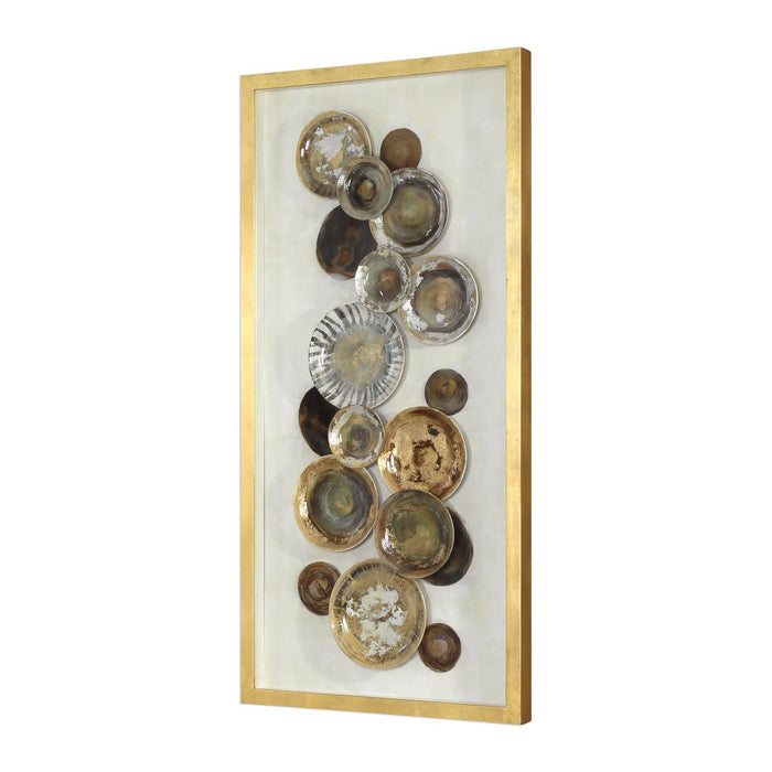 Uttermost 04152 Shadow Box, Metallic Gold Leaf