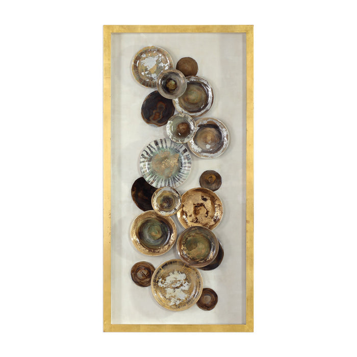 Uttermost 04152 Shadow Box, Metallic Gold Leaf