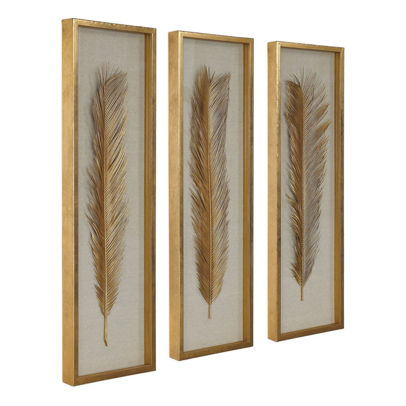 Uttermost 04176 Box Set/3, Gold Leaf