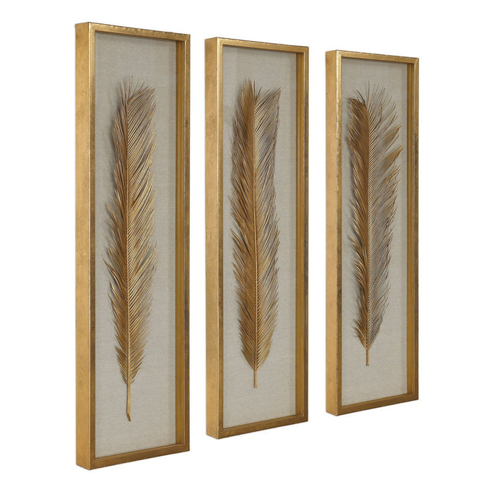 Uttermost 04176 Box Set/3, Gold Leaf