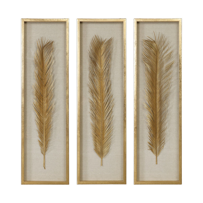 Uttermost 04176 Box Set/3, Gold Leaf