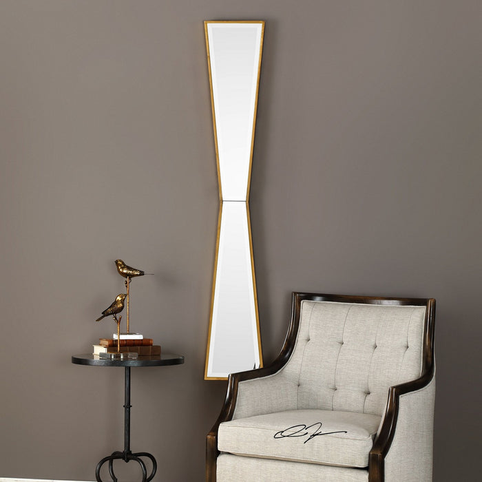 Uttermost 09381 Mirror, Antiqued Gold Leaf