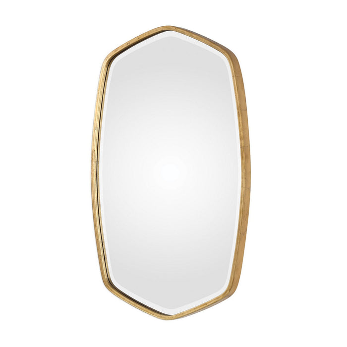 Uttermost 09382 Mirror, Antiqued Gold Leaf