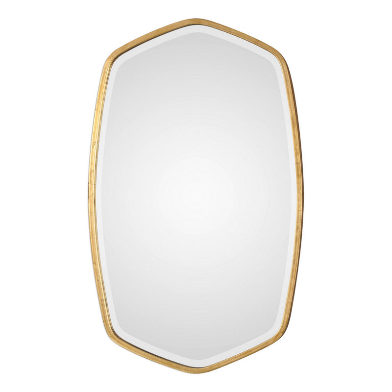 Uttermost 09382 Mirror, Antiqued Gold Leaf