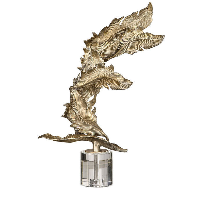 Uttermost 17513 Sculpture, Antiqued Silver Champagne