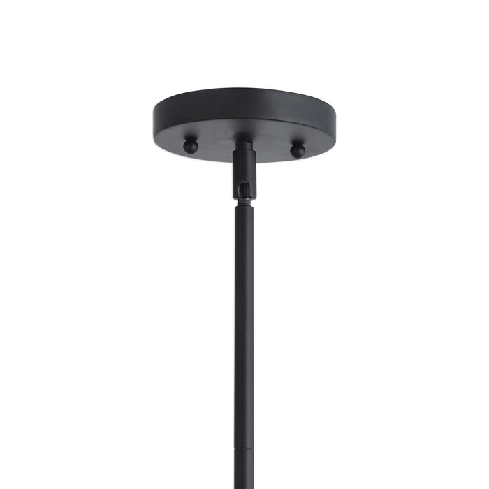 Uttermost 22137 Three Light Pendant, Matte Black