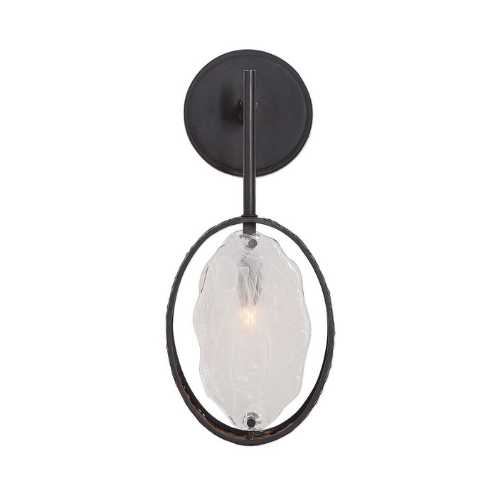 Uttermost 22517 One Light Wall Sconce, Dark Hammered Bronze