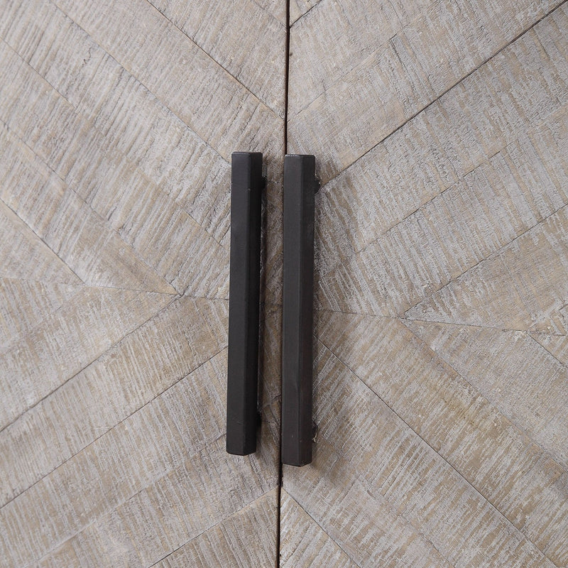 Uttermost 24873 Accent Cabinet, White Washed Glaze