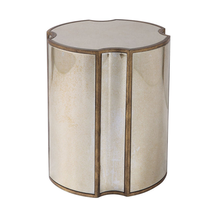 Uttermost 24888 Accent Table, Antique Brass