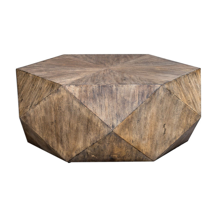 Uttermost 25423 Coffee Table, Burnished Honey