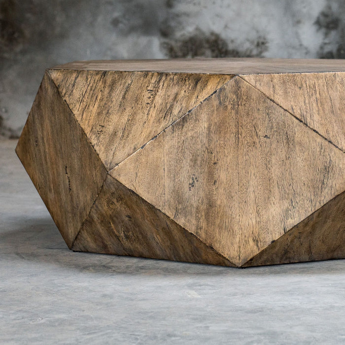 Uttermost 25423 Coffee Table, Burnished Honey