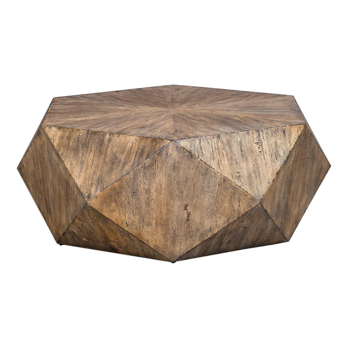 Uttermost 25423 Coffee Table, Burnished Honey