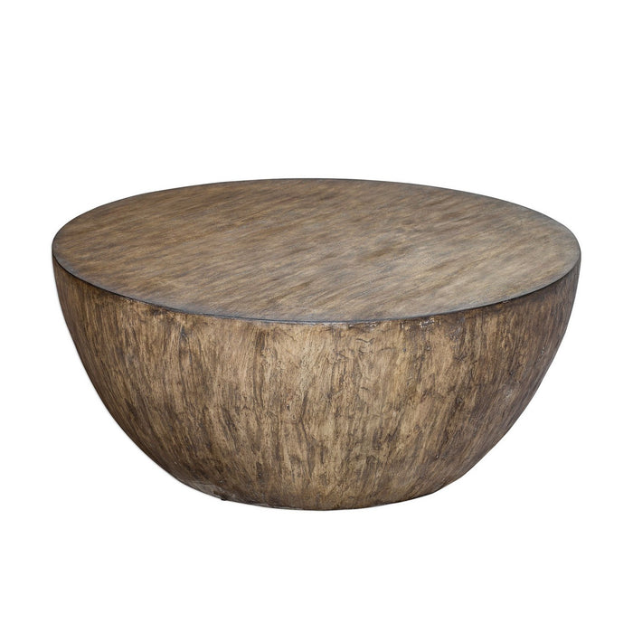 Uttermost 25433 Coffee Table, Aged Walnut