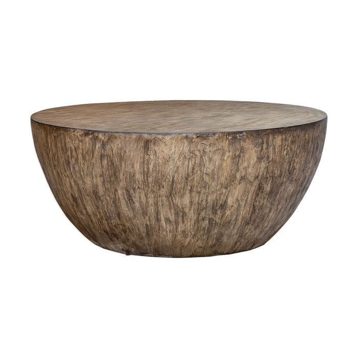 Uttermost 25433 Coffee Table, Aged Walnut