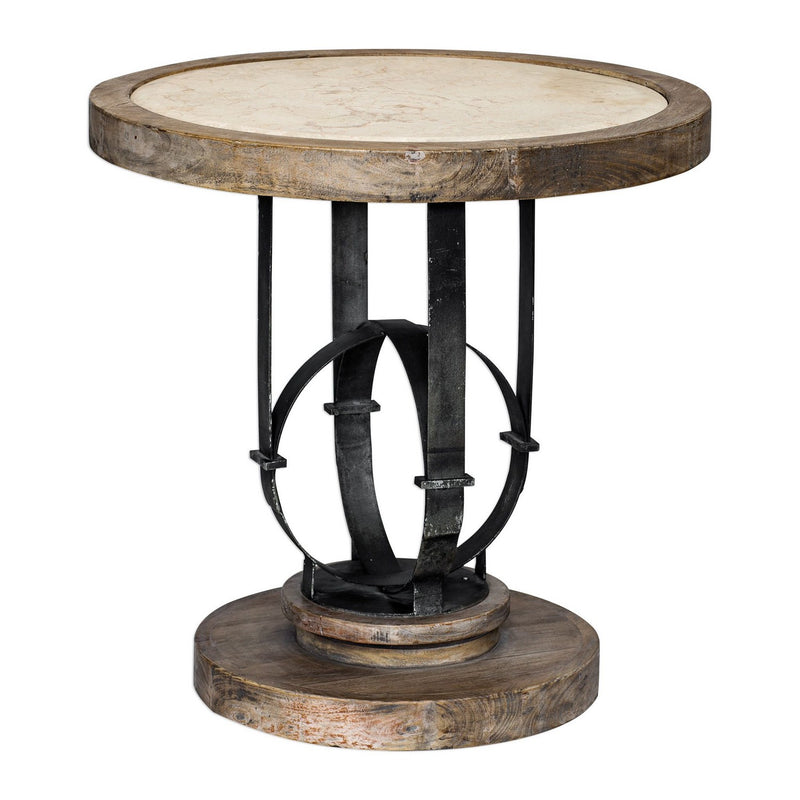 Uttermost 25841 Accent Table, Light Oak
