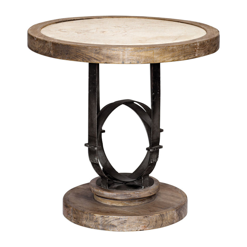 Uttermost 25841 Accent Table, Light Oak