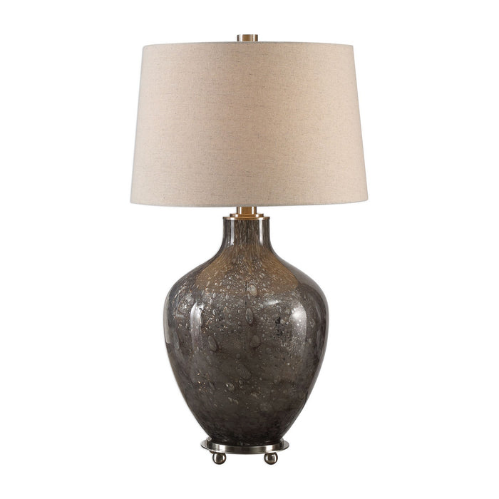 Uttermost 27802 One Light Table Lamp, Brushed Nickel