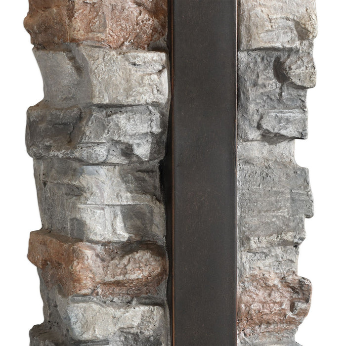Uttermost 27806-1 One Light Table Lamp, Rustic Black