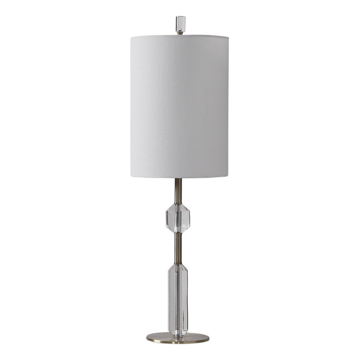 Uttermost 29672-1 One Light Buffet Lamp, Antique Brass