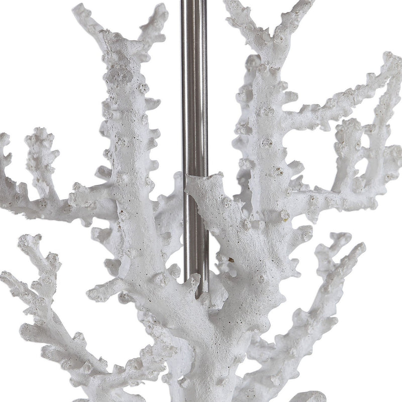 Uttermost 29679-1 One Light Table Lamp, Polished Nickel
