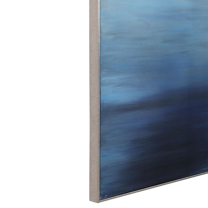Uttermost 31418 Wall Art, Dark Medium And Light Gray, Blue Grays Cream
