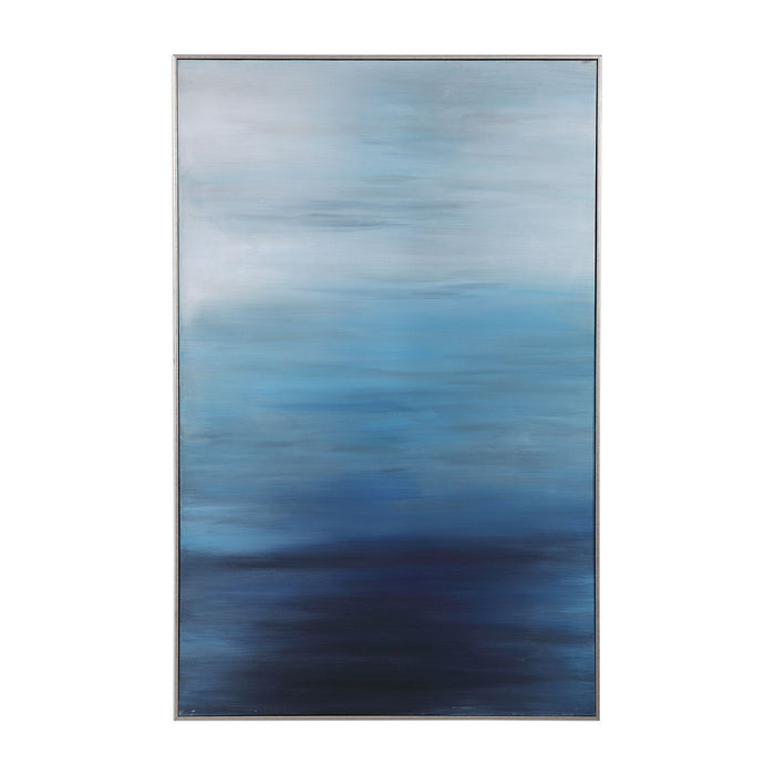 Uttermost 31418 Wall Art, Dark Medium And Light Gray, Blue Grays Cream