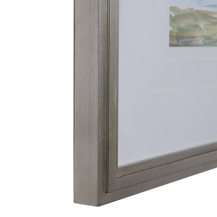 Uttermost 41594 Wall Art, Champagne Silver