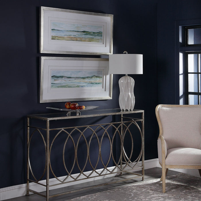 Uttermost 41594 Wall Art, Champagne Silver