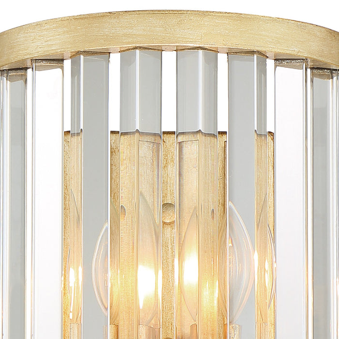 Crystorama DAR-1012-DT Two Light Wall Sconce, Distressed Twilight